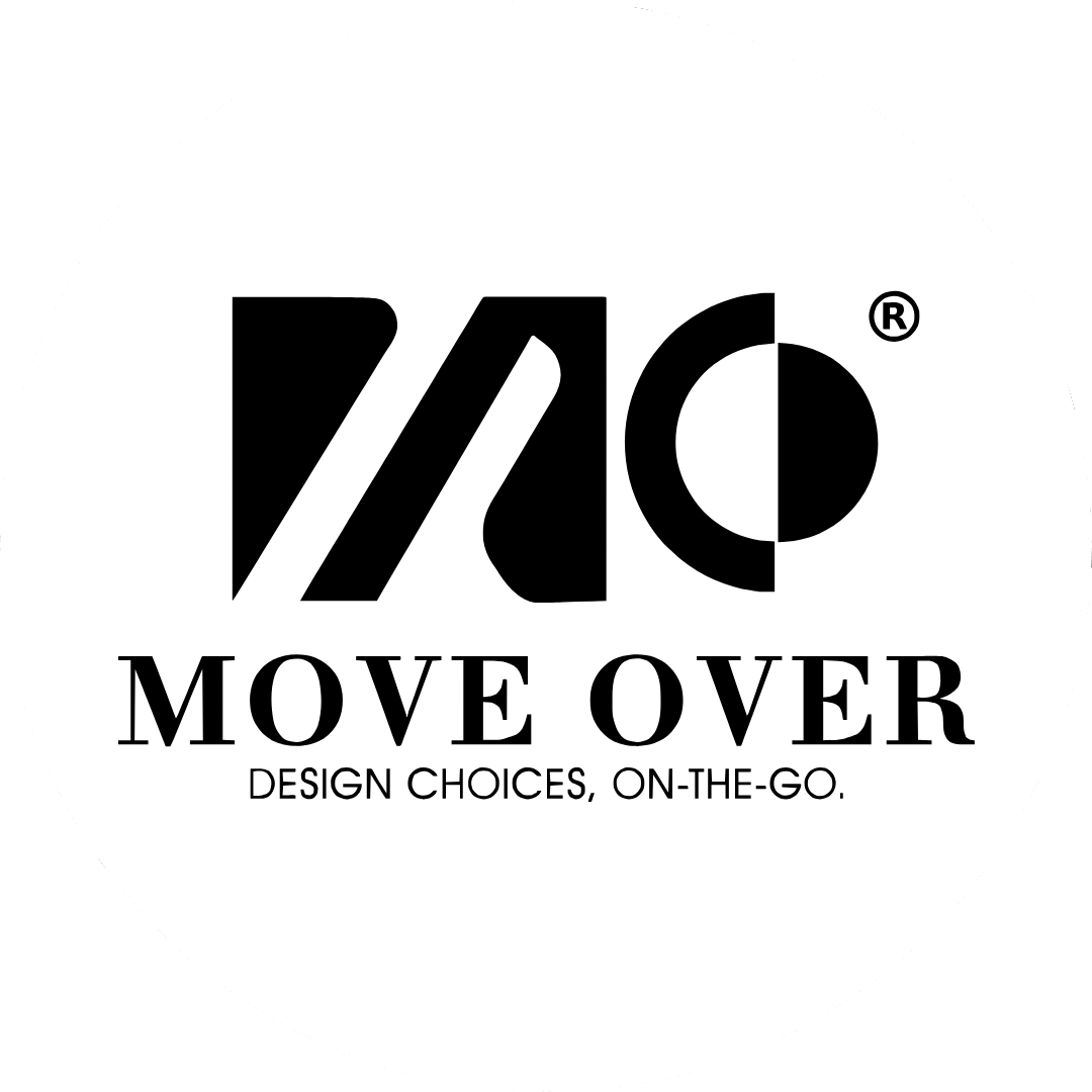 Move Over white circle logo